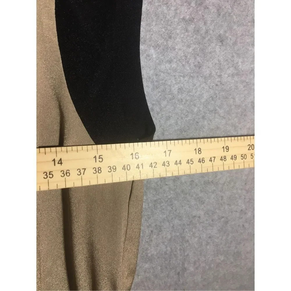 Womens NWT Banana Republic Dress Brown Black Vintage Look Career Office Work - Picture 4 of 7